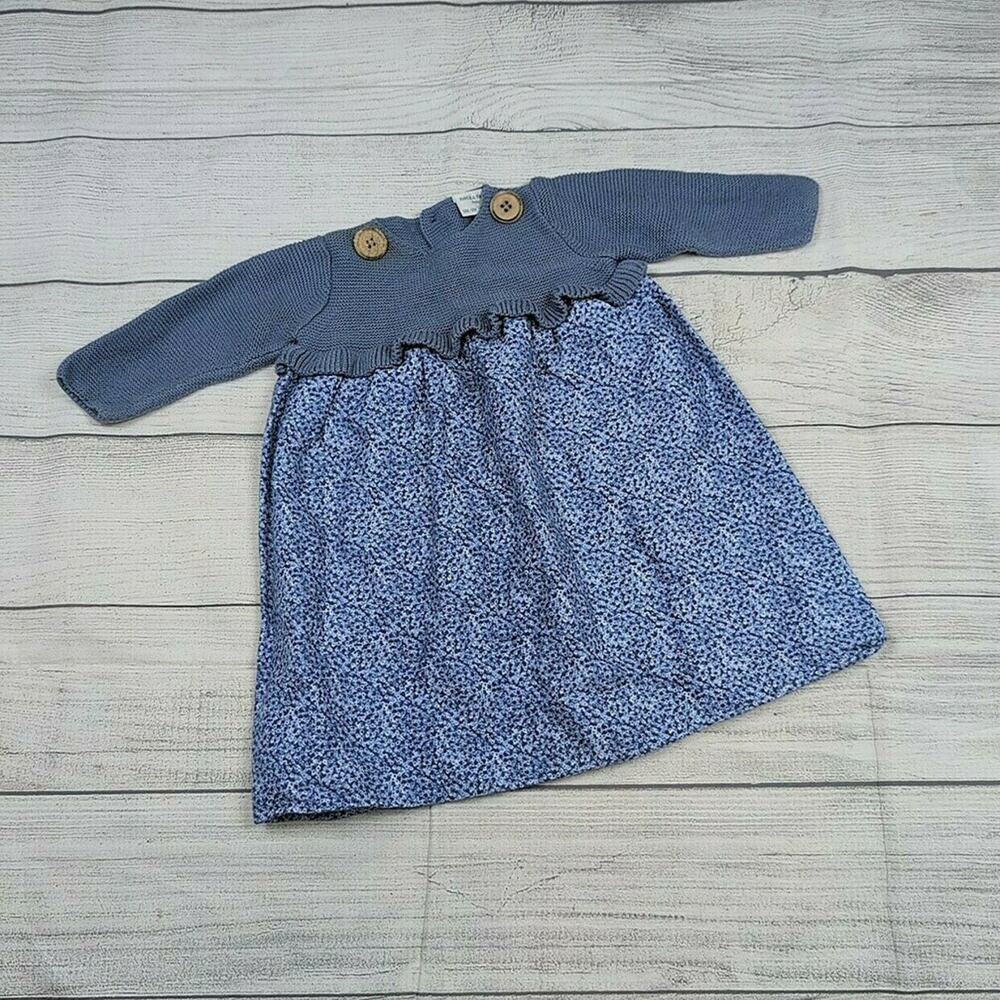 6/9m Neck & Neck Knit Floral Dress